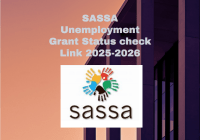 SASSA Unemployment Grant Status check Link 2025-2026