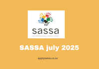 SASSA july 2025