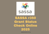 SASSA r350 Grant Status Check Online 2025