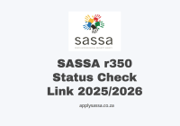 SASSA r350 Status Check Link 2025/2026