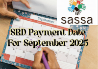 SRD Payment Date For September 2025