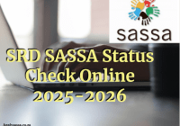 SRD SASSA Status Check Online 2025-2026
