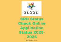 SRD Status Check Online Application Status 2025-2026