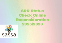 SRD Status Check Online Reconsideration 2025/2026