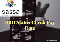 SRD Status Check Pay Date