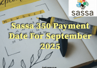 Sassa 350 Payment Date For September 2025