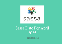 Sassa Date For April 2025