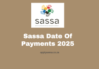 Sassa Date Of Payments 2025