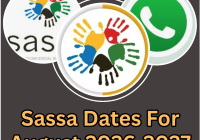 Sassa Dates For August 2026-2027