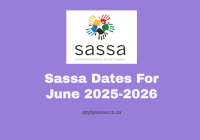 Sassa Dates For June 2025-2026