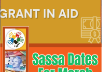 Sassa Dates For March 2026