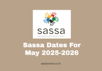 Sassa Dates For May 2025-2026