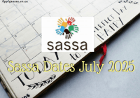 Sassa Dates July 2025