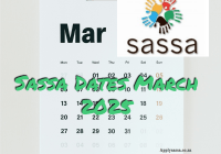 Sassa Dates March 2025