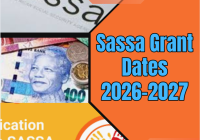 Sassa Grant Dates 2026-2027