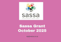 Sassa Grant October 2025