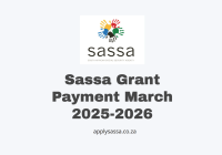 Sassa Grant Payment March 2025-2026
