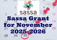 Sassa Grant for November 2025-2026