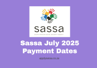 Sassa July 2025 Payment Dates