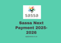 Sassa Next Payment 2025-2026