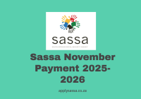 Sassa November Payment 2025-2026