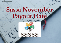 Sassa November Payout Date