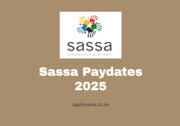 Sassa Paydates 2025