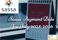 Sassa Payment Date For July 2025-2026