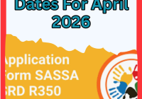 Sassa Payment Dates For April 2026