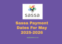 Sassa Payment Dates For May 2025-2026