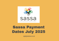 Sassa Payment Dates July 2025