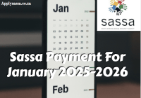 Sassa Payment For January 2025-2026