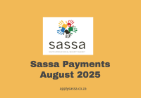 Sassa Payments August 2025