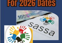 Sassa Payments For 2026 Dates