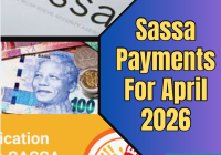 Sassa Payments For April 2026