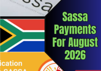 Sassa Payments For August 2026