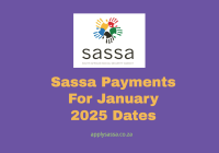Sassa Payments For January 2025 Dates