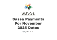 Sassa Payments For November 2025 Dates