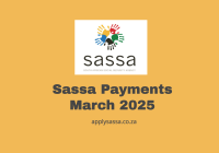 Sassa Payments March 2025