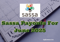 Sassa Payouts For June 2025