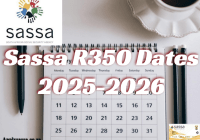 Sassa R350 Dates 2025-2026