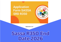 Sassa R350 End Date 2026