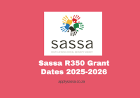 Sassa R350 Grant Dates 2025-2026