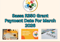 Sassa R350 Grant Payment Date For March 2026