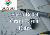 Sassa Relief Grant Payout Dates