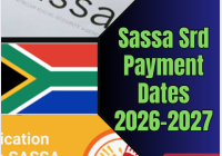Sassa Srd Payment Dates 2026-2027