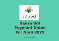 Sassa Srd Payment Dates For April 2025