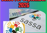 Sassa Srd Payment Dates For September 2026