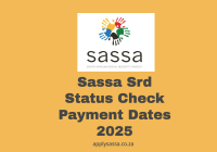 Sassa Srd Status Check Payment Dates 2025