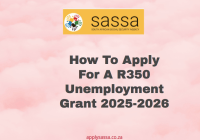 How To Apply For A R350 Unemployment Grant 2025-2026